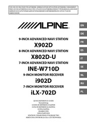 Alpine X802D-U Guia De Inicio Rapido