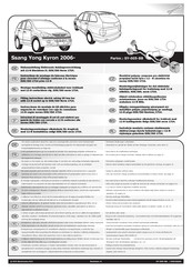 ECS Electronics SY-005-BB Instrucciones De Montaje