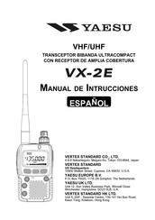 Vertex VX-2E Manual De Intrucciones