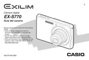 Casio Exilim EX-S770 Guia De Inicio Rapido