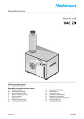 Nederman VAC 20 Manual De Instrucciones