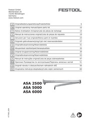 Festool ASA 5000 Serie Manual De Instrucciones