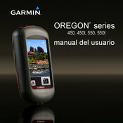 Garmin OREGON 550 Manual Del Usuario