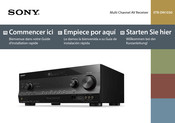 Sony STR-DN1030 Guía De Instalación Rápida