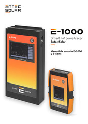 Entec Solar E-Sens Manual De Usuario