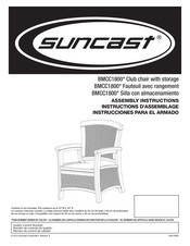 Suncast BMCC1800 Instrucciones Para El Armado