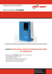 must-solar PC1600A Manual De Usuario