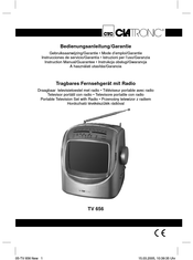 Clatronic TV 656 Instrucciones De Servicio