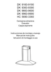 AEG DK 9360-9390 Instrucciones De Montaje Y Manejo