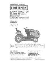 Sears Craftsman 917.28972 Manual Del Usuario