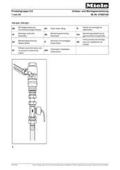 Miele PW 6241 Instrucciones De Montaje Para Los Medidores De Caudal
