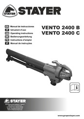 stayer VENTO 2400 C Manual De Instrucciones