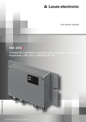 Leuze electronic MA 204i Manual De Usuario