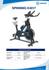 Monark SPINNING K4017 Manual Del Usuario