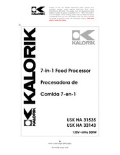 Kalorik USK HA 31535 Instrucciones De Funcionamiento