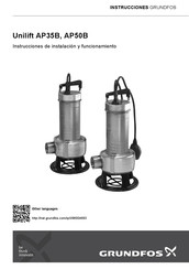 Grundfos Unilift AP35B Instrucciones De Instalación Y Funcionamiento