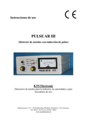 KTS-Electronic PULSE AR III Instrucciones De Uso