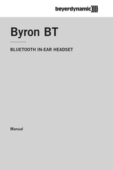 Beyerdynamic Byron BT Manual De Usuario