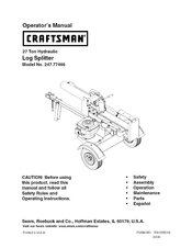 Sears CRAFTSMAN 247.77466 Manual Del Operador