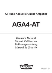 VOX Amplification AGA4-AT Manual De Usuario