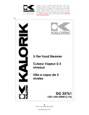 Kalorik DG 33761 Manual De Instrucciones