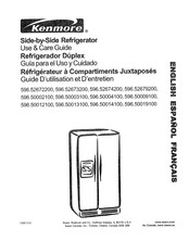 Sears Kenmore 596.50009100 Guía Para El Uso Y Cuidado