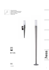 Hess 12.01324.0V001 Manual De Instrucciones