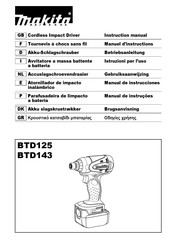 Makita BTD125 Manual De Instrucciones