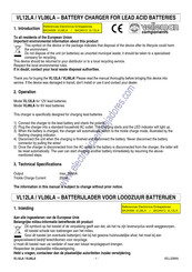 Velleman VL12LA Manual De Instrucciones