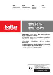 baltur TBML 80 PN Manual De Instrucciones