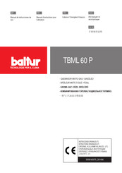 baltur TBML 60 P Manual De Instrucciones