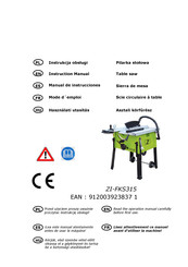 Zipper ZI-FKS315 Manual De Instrucciones