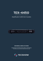 TECshow TEX-4450 Manual De Usuario