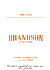 Brandson 303319 Instrucciones De Uso Y Seguridad