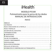iHealth PO3M Manual De Instrucciones