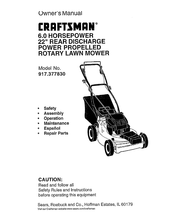 Craftsman 917.377830 Manual Del Propietário