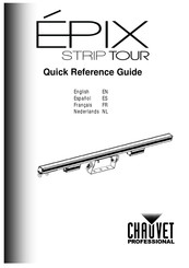 Chauvet Professional Epix Strip Tour Guía De Referencia Rápida