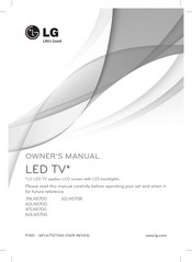 Lg 39LN5700 Manual Del Propietário