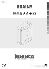 Beninca BRAINY Manual De Instrucciones