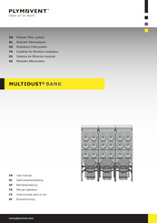 PLYMOVENT Multidust bank MDB-12-H Instrucciones Para El Uso