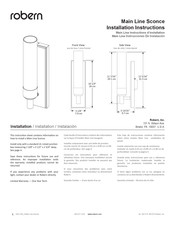 Robern Main Line DLFML76 Instrucciones De Instalación