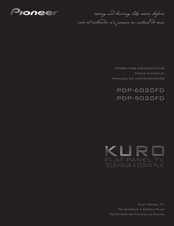 Pioneer KURO PDP-6020FD Manual De Instrucciones