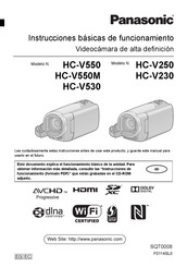 Panasonic HC-V550 Instrucciones De Funcionamiento