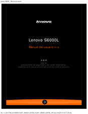 Lenovo S6000L Manual Del Usuario