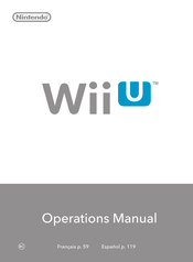 Nintendo Wii u Manual De Instrucciones