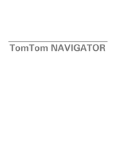 TomTom NAVIGATOR Manual De Instrucciones