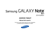 Samsung Galaxy Note 10.1 Manual Del Usuario