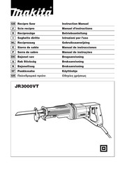 Makita JR3000VT Manual De Instrucciones