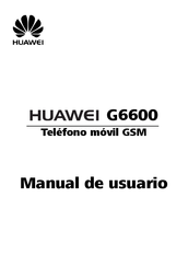 Huawei G6600 Manual De Usuario