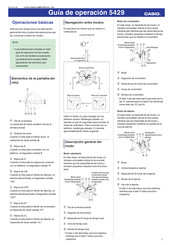 Casio 5429 Guía De Operación